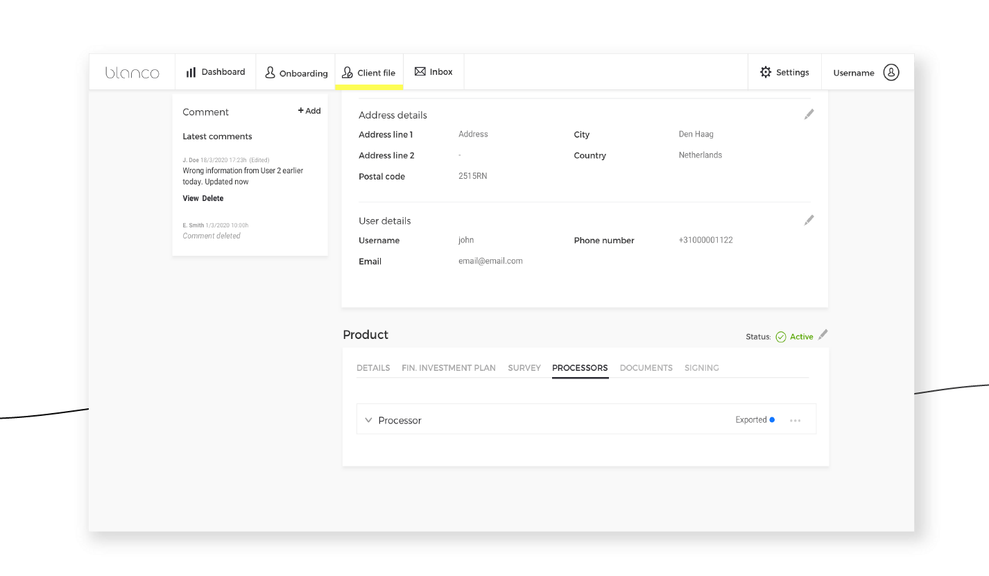 Processor specific information now also available in Client File 05