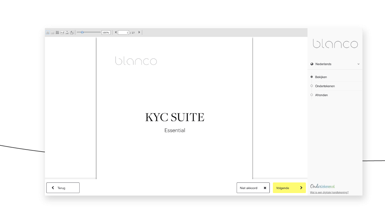 Kyc evidos blanco fintech 31