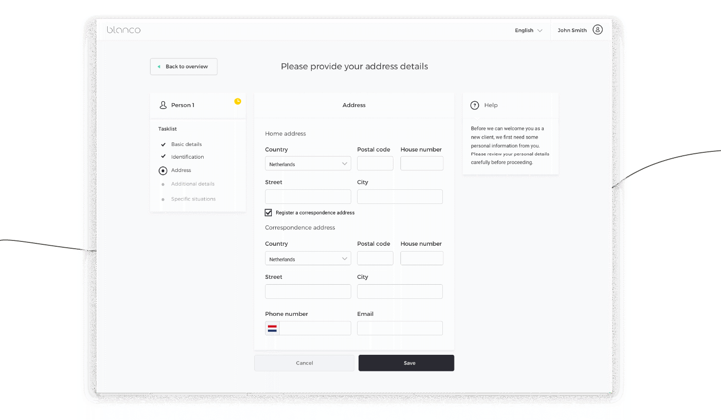Multiple addresses